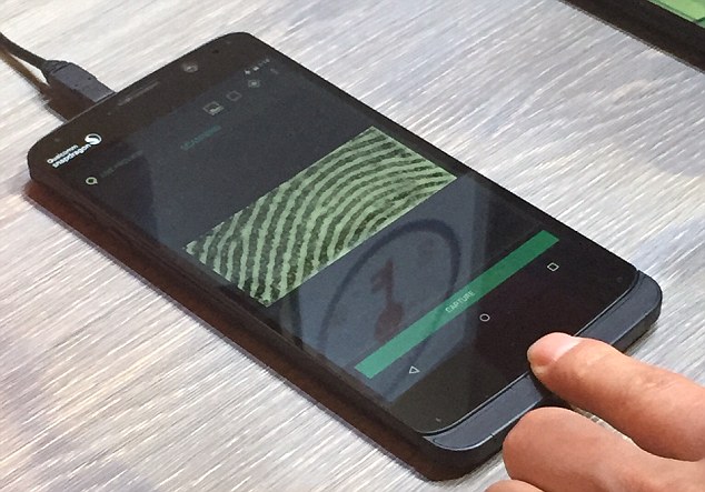 The fingerprint scanner goes ULTRASONIC