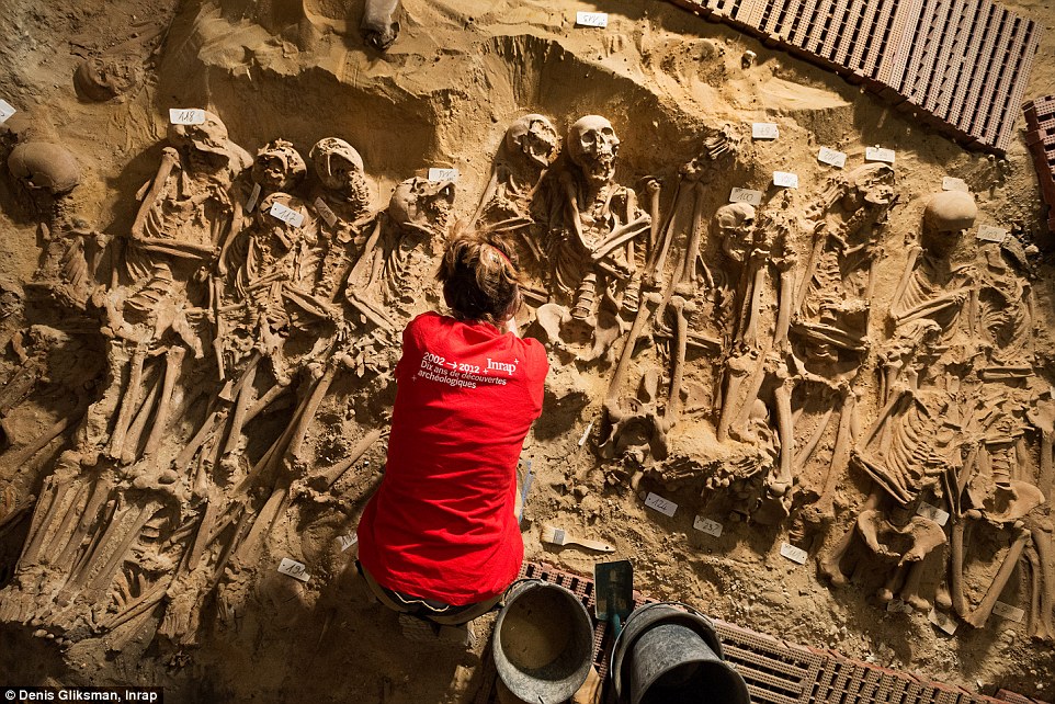 The mass grave underneath a supermarket