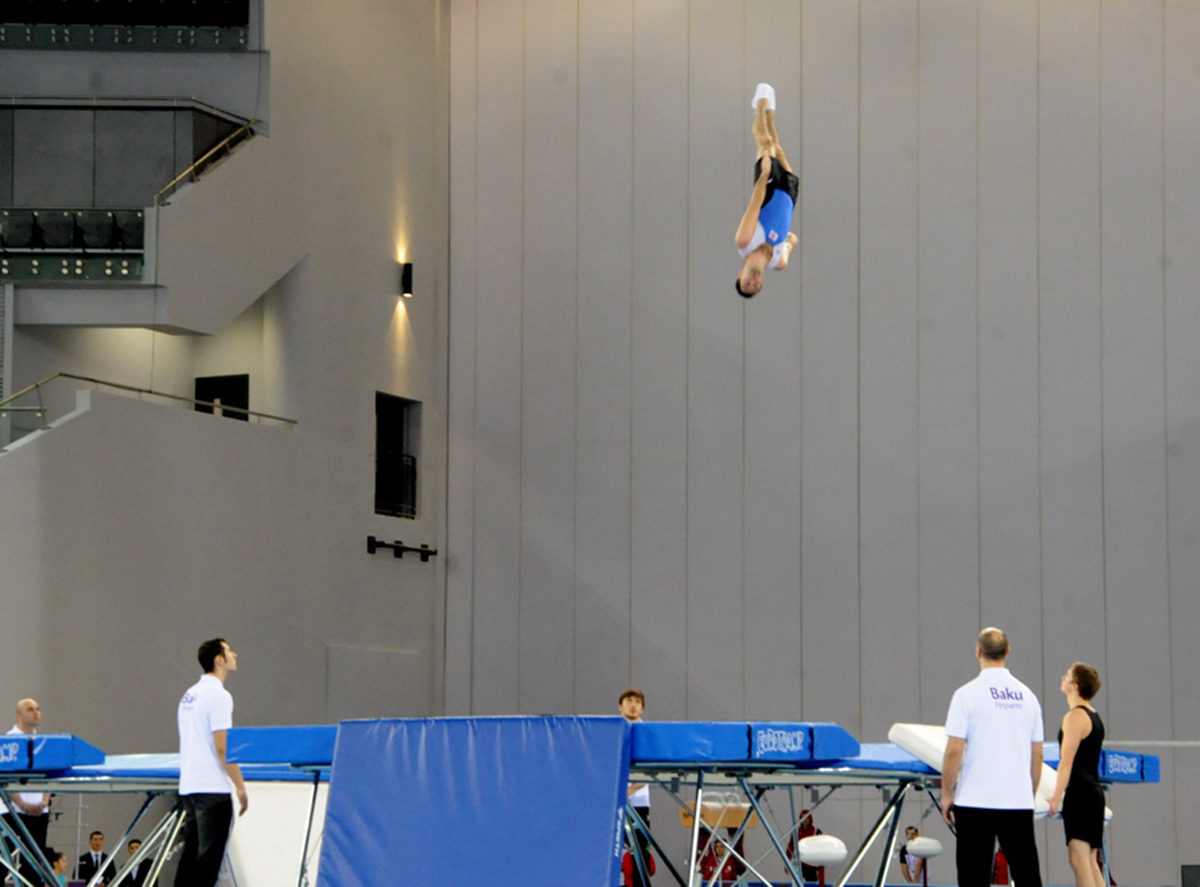 Азербайджанские гимнасты первые