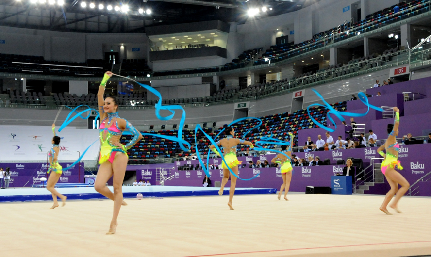 Azerbaijani team on rhythmic gymnastics wins bronze medals