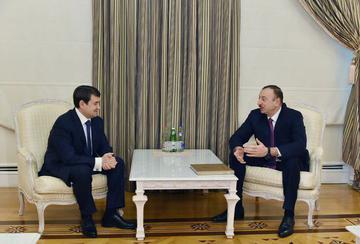 Azerbaijani President receives Russia’s presidential aide