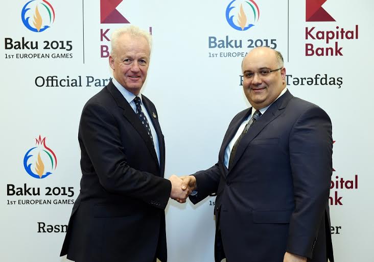 Baku 2015 European Games signs Kapital Bank as official partner
