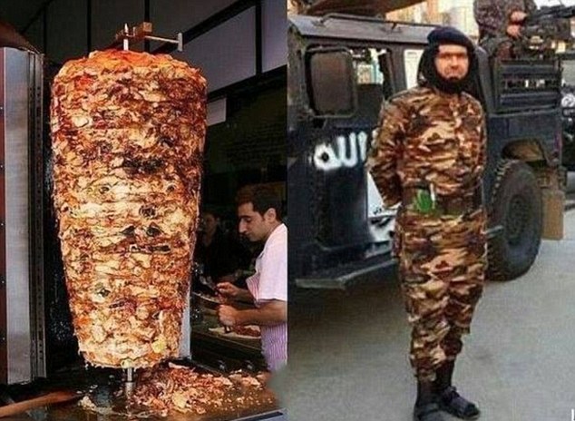 ISIS commander mocked... for looking like a doner kebab