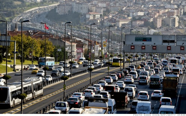 World's worst cities for rush hour traffic