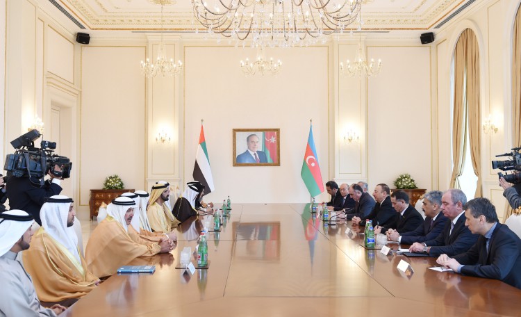 Dubai ruler meets Azerbaijan president in Baku