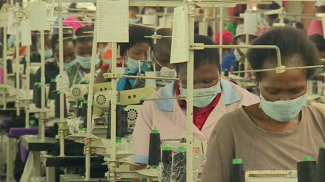 Factory working conditions for women in Lesotho