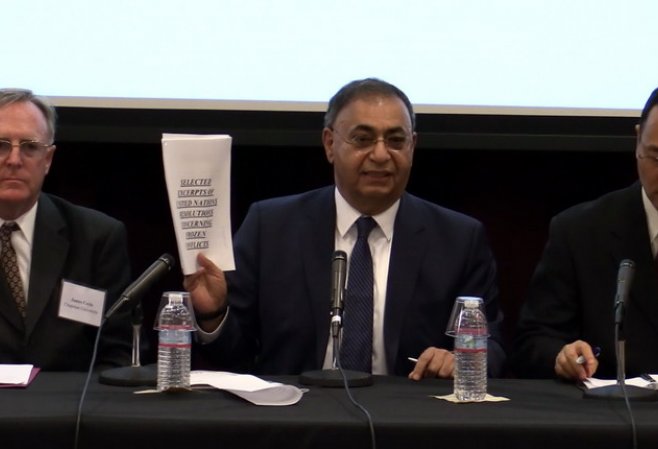 Asim Mollazade speaks on Karabakh in Los Angeles