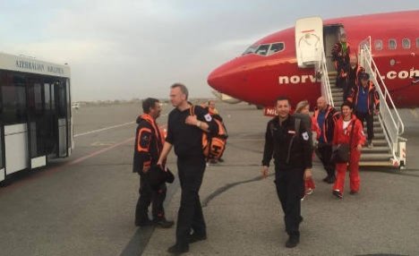 Вынужденная посадка самолета в Баку