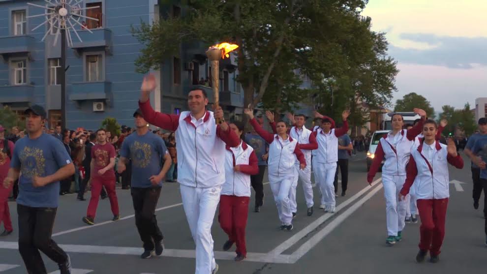 Baku 2015 Journey of the Flame began in Nakhchivan