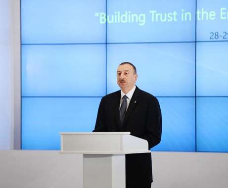 Azeri economy strong despite oil price slump: Aliyev