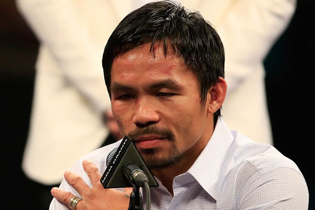 Manny Pacquiao blames shoulder injury for poor showing against Floyd Mayweather Jr