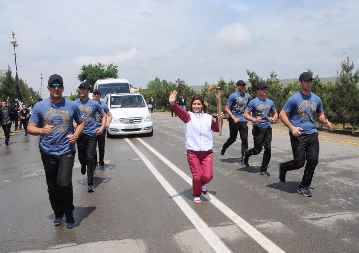 Journey of the Flame continues south to Jalilabad