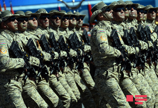 Азербайджанские солдаты в Москве