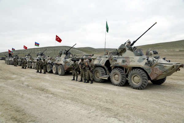 Turkey, Azerbaijan start joint military drills