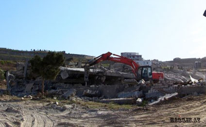 Oliqarx məmurların Bakıdakı villaları belə söküldü