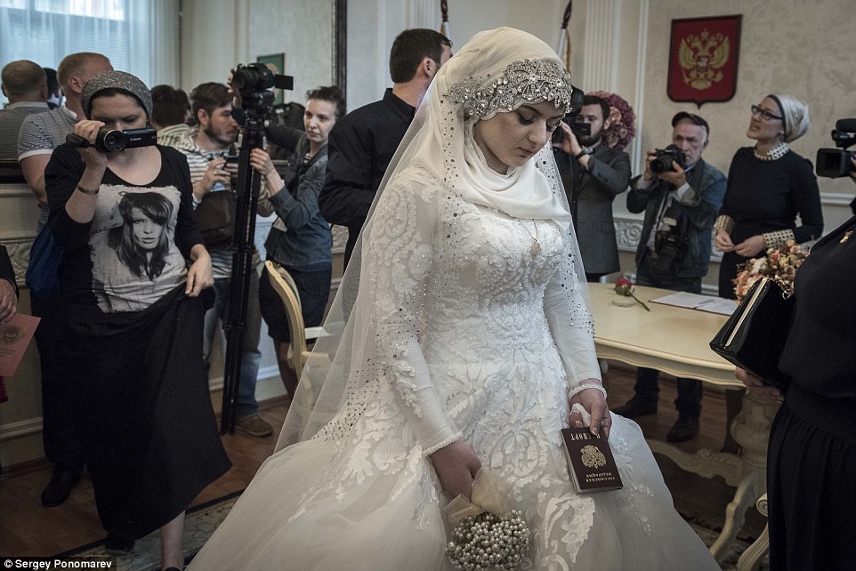 Bride was forced to marry Chechen police chief after 'he threatened her with kidnap'