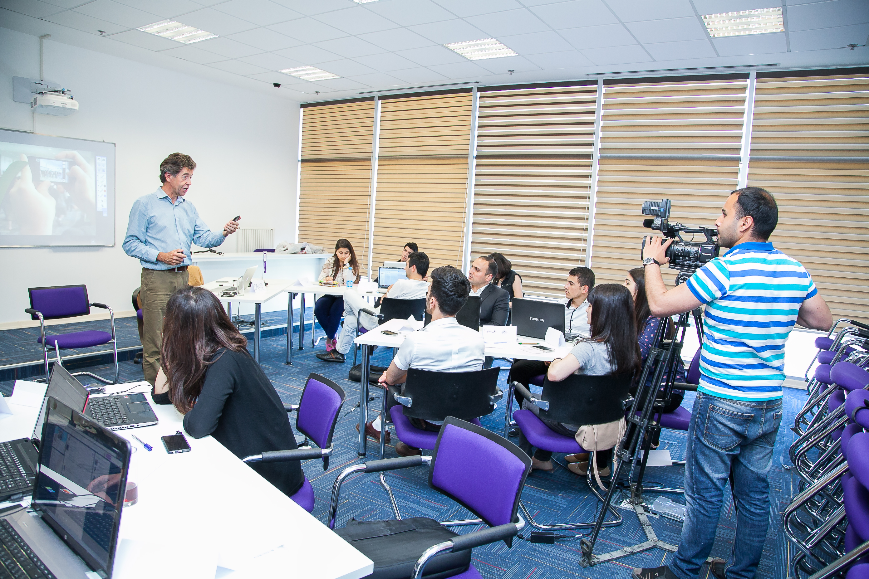 Mobile Media Training from Azercell for the students of BSU, Faculty of Journalism