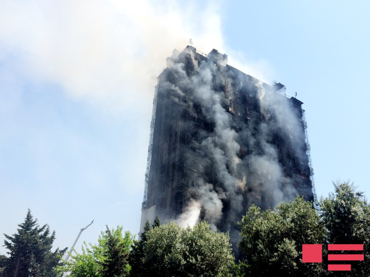 Bakıda binada baş verən yanğınla bağlı daha 4 nəfər həbs edildi