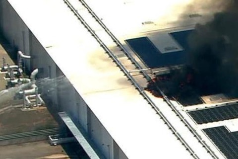 Пожар на заводе Apple