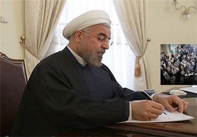 Rouhani congratulates Aliyev on Azerbaijan Republic Day