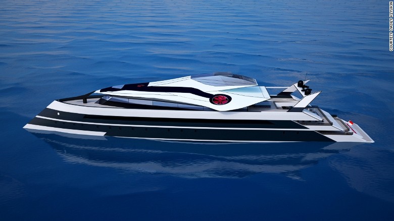 The Transformer superyacht that's also a jet plane and a helicopter