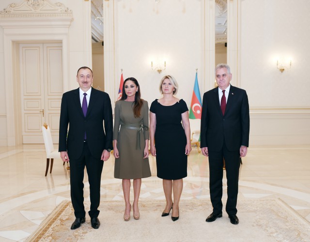 Mehriban Əliyevaya Serbiyanın yüksək dövlət mükafatı təqdim edildi - Fotolar
