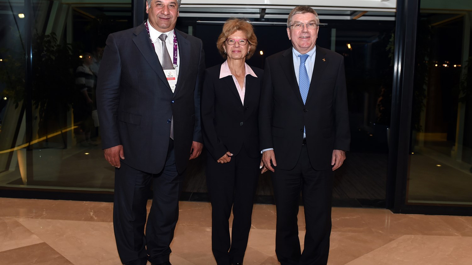 IOC president arrives in Baku for opening ceremony