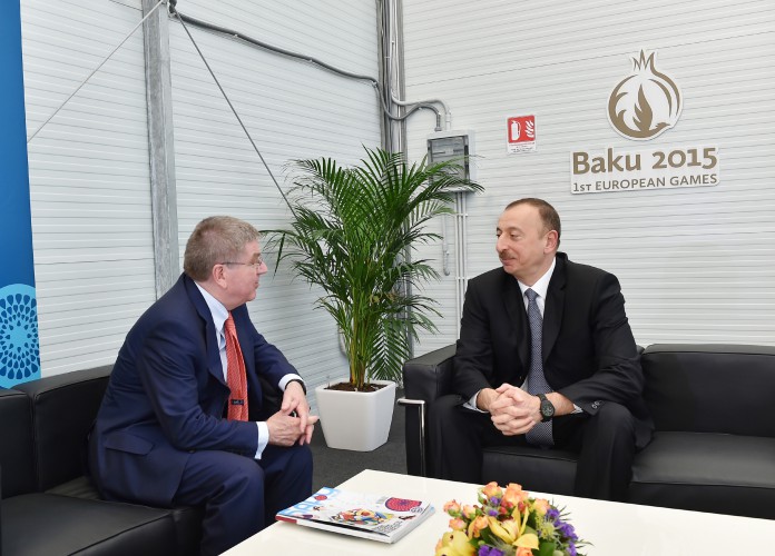 Ильхам Алиев встретился с президентом МОК