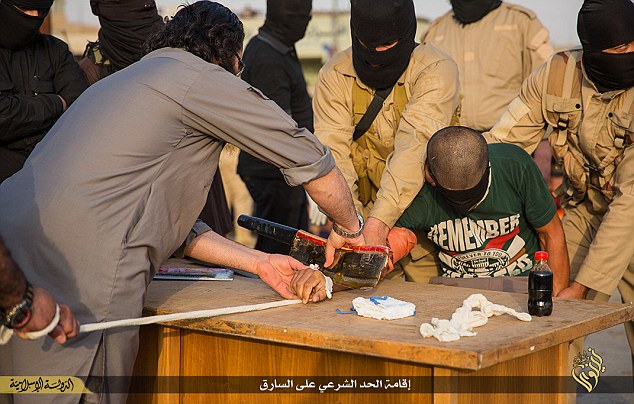 Blindfolded, pinned down and butchered with a MEAT CLEAVER