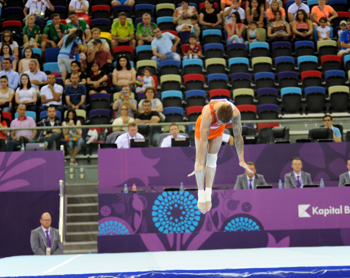 Азербайджанский гимнаст Олег Степко завоевал 