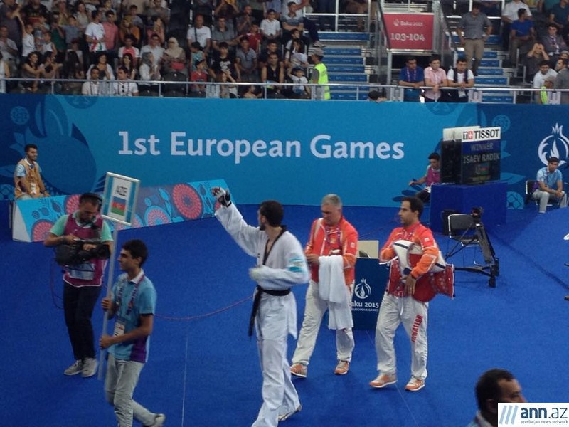 Азербайджанские спортсмены на ринге Евроигр
