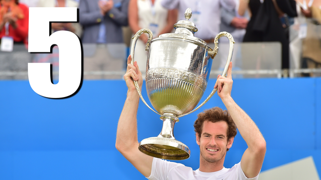 Andy Murray wins fourth Queen's Club title with two wins in a day