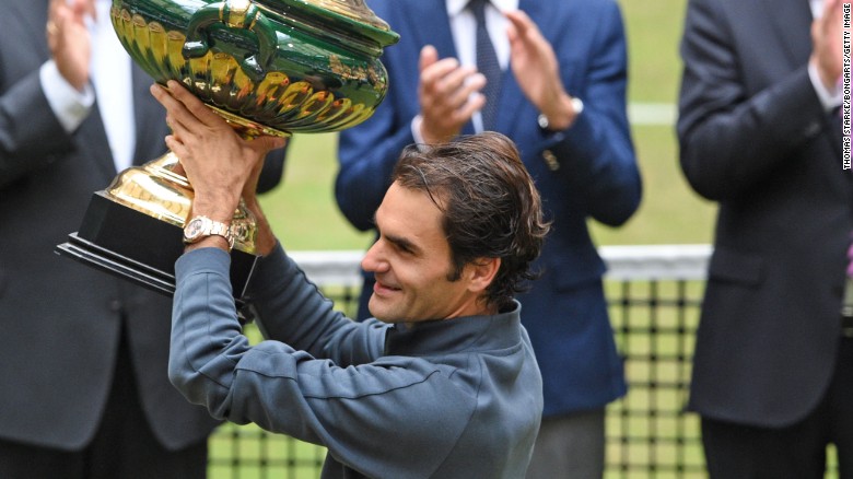 Eighth Halle title for Roger Federer