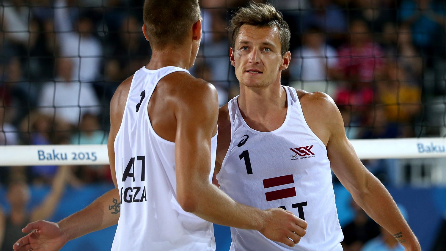 Plavins and Regza win Beach Volleyball gold at Baku 2015