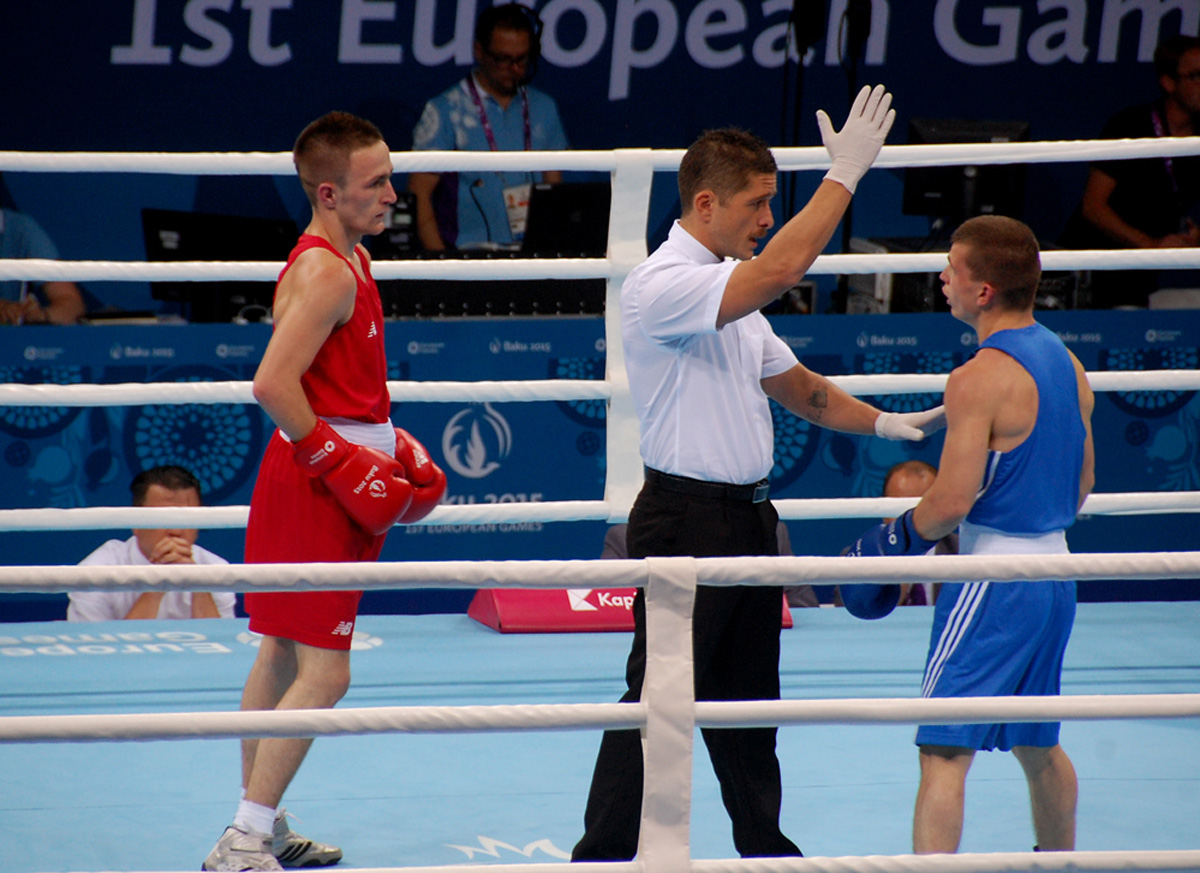 Азербайджанский боксер вышел в полуфинал Евроигр