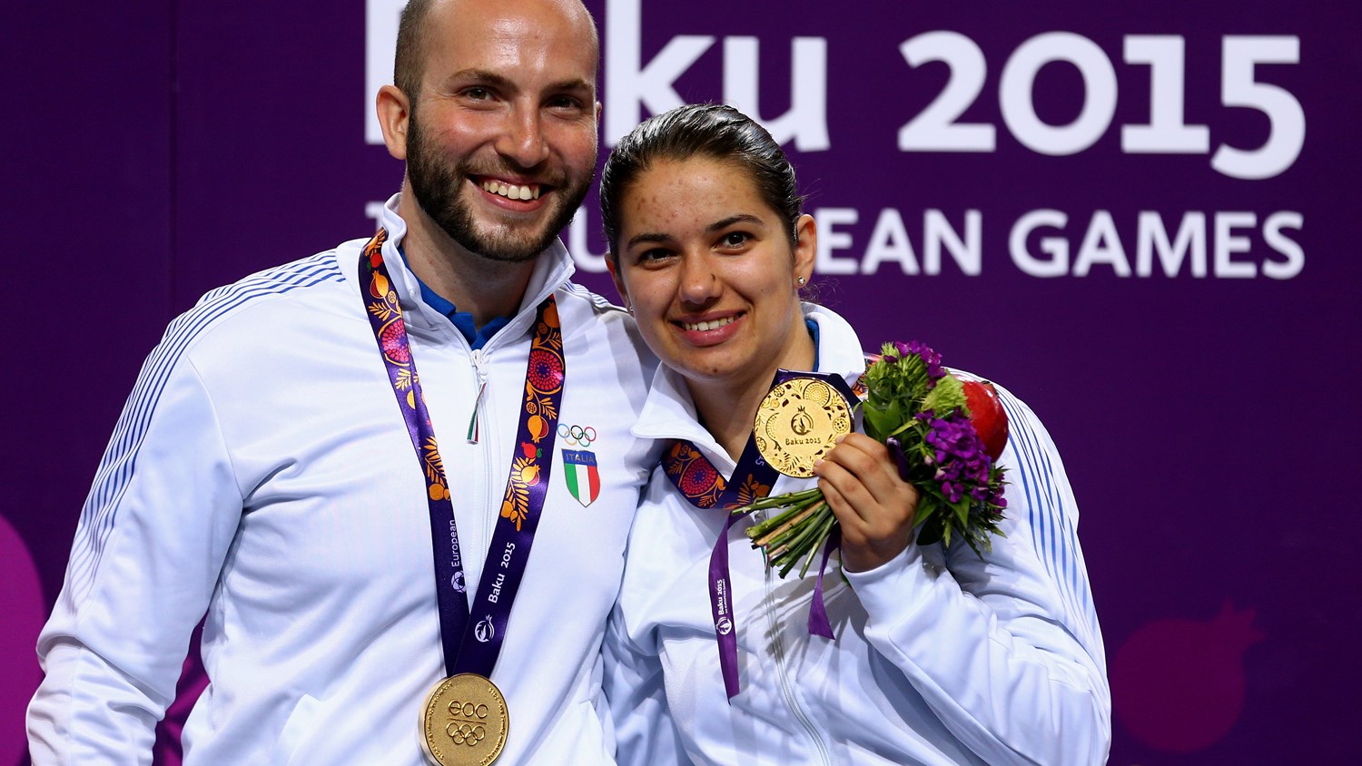 Baku 2015: Italy's golden couple dazzle in mixed rifle event