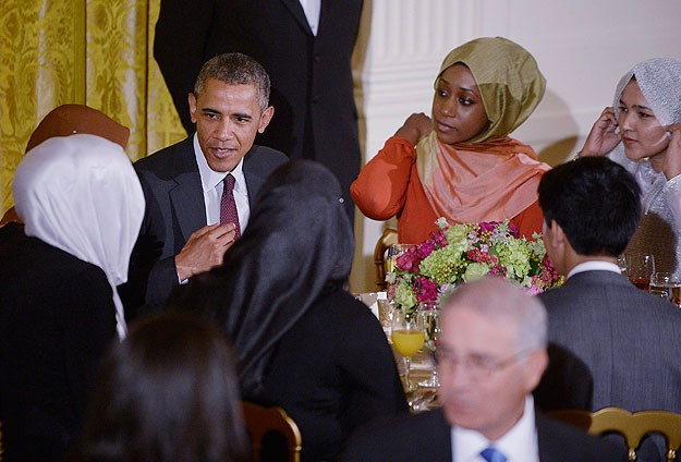 Obama Ağ evdə iftar verdi