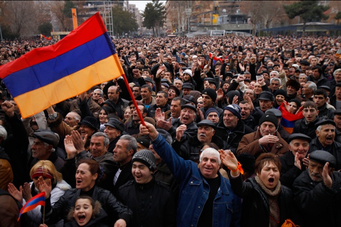 Kremlin fears a revolution in Armenia