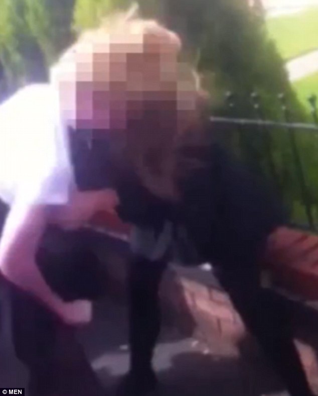 Horrifying video captures schoolgirl's savage attack on her 13-year-old classmate