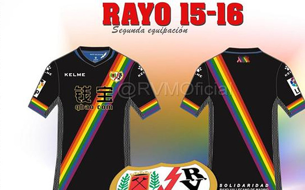 Rayo Vallecano's new away kit is lovely