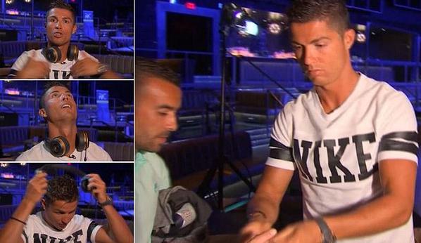 Ronaldo storms out of interview after ...