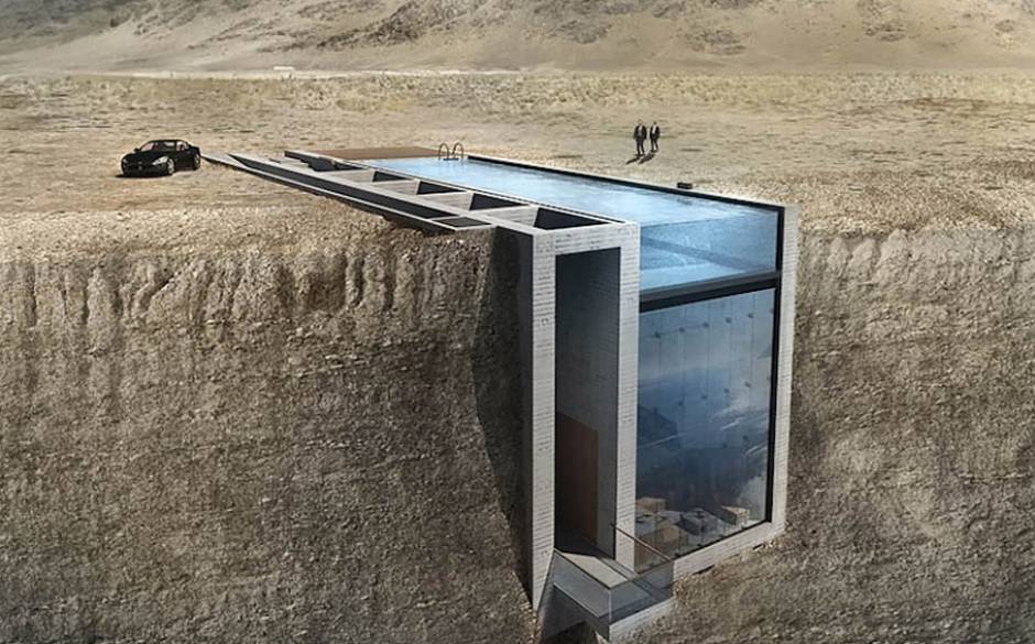 Casa Brutale: the concrete cliff-face villa