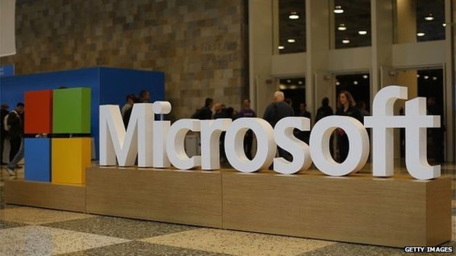 Writedowns put Microsoft in the red