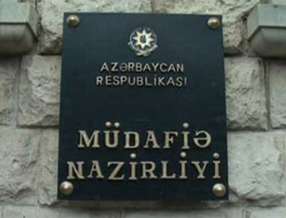 Müdafiə Nazirliyi AÇIQLAMA: 