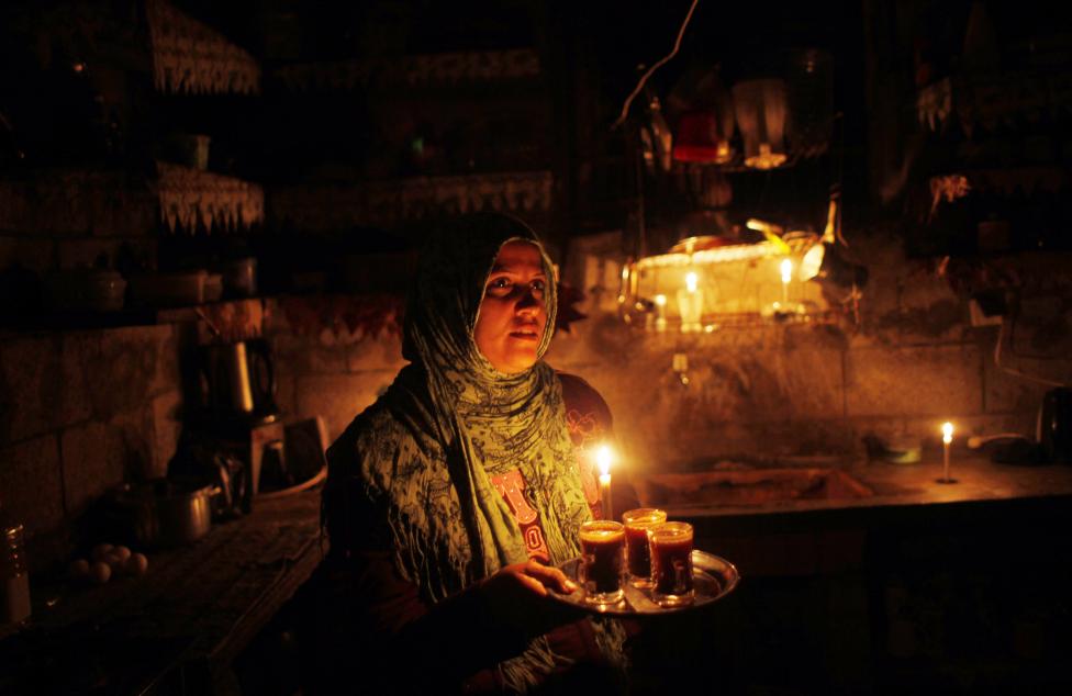 People in Gaza deal with regular power cuts of up to 16 hours. In this photoset