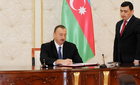 Azərbaycan prezidenti sərəncam imzaladı