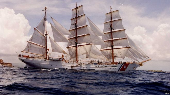 Why is the US still using a Nazi tall ship?