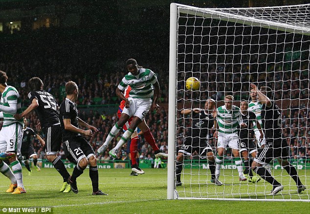 Late goal from Dedryck Boyata hands victory to Celtic vs Qarabag