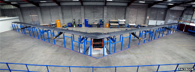 Facebook builds drone for internet access