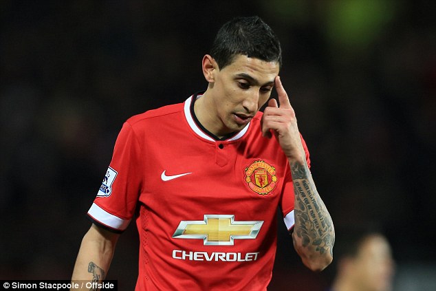 Angel di Maria ahead of £44.4m move from Manchester United